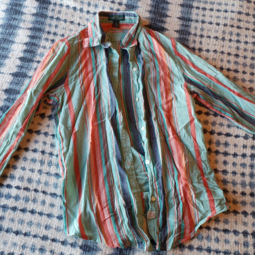 Colorful button up